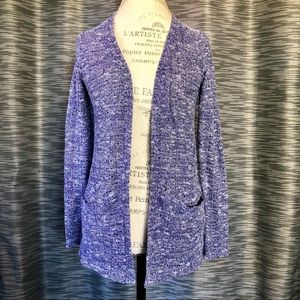 Long Sleeve Blue Cardigan